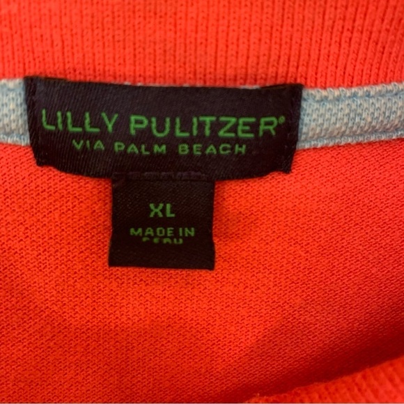 Lilly Pulitzer Polo Shirt Girls Size XL Pink - Picture 3 of 7